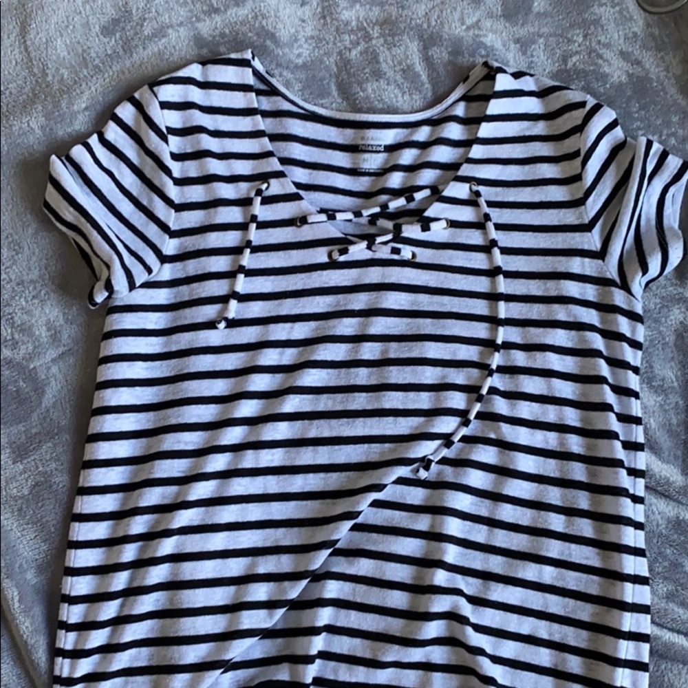 Stripped tee
